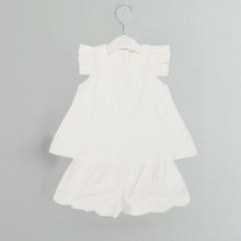 Load image into Gallery viewer, Girl Floral Sleeveless T-shirt+Solid Shorts 2PCS Suit Fashion 3-7T