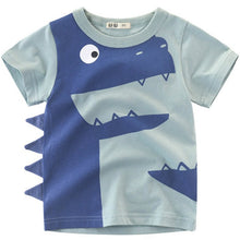 Load image into Gallery viewer, Boy Cartoon Printed  Dinosaur T-Shirt