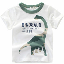 Load image into Gallery viewer, Boy Cartoon Printed  Dinosaur T-Shirt