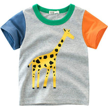 Load image into Gallery viewer, Boy Cartoon Printed  Dinosaur T-Shirt