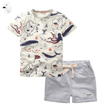 Load image into Gallery viewer, 2PCS Children's Sets Boys O-Neck T-Shirt and Pants Shorts
