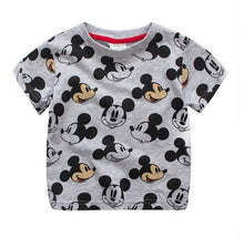 Load image into Gallery viewer, Boys Cartoon Mickey Shorts Denim Pants ,Short Sleeve T Shirt