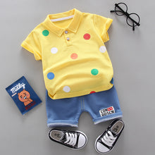 Load image into Gallery viewer, infant & Toddler Boy Cotton Short Sleeves Clothes Tops + Pants