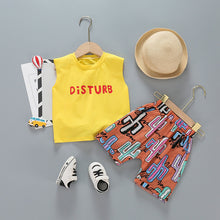 Load image into Gallery viewer, infant & Toddler Boy Cotton Short Sleeves Clothes Tops + Pants