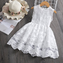 Load image into Gallery viewer, Girls Summer Lace And Ball Design Party Dress