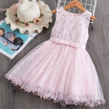 Load image into Gallery viewer, Girls Summer Lace And Ball Design Party Dress