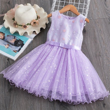 Load image into Gallery viewer, Girls Summer Lace And Ball Design Party Dress