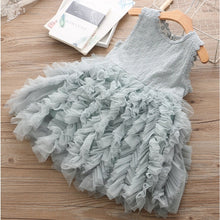 Load image into Gallery viewer, Girls Summer Lace And Ball Design Party Dress