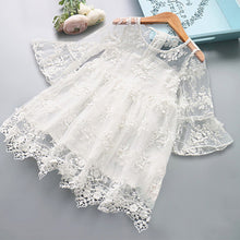 Load image into Gallery viewer, Girls Summer Lace And Ball Design Party Dress