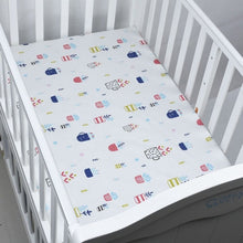 Load image into Gallery viewer, BABY Organic Cotton Fitted Baby Crib Sheet Soft Cover Bedspread Bedding Protector