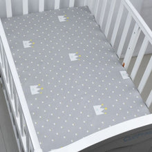 Load image into Gallery viewer, BABY Organic Cotton Fitted Baby Crib Sheet Soft Cover Bedspread Bedding Protector