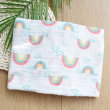 Load image into Gallery viewer, 100% Muslin Cotton Baby Swaddle Blanket Multi-use