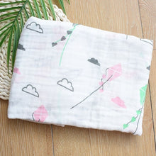 Load image into Gallery viewer, 100% Muslin Cotton Baby Swaddle Blanket Multi-use
