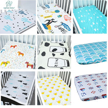 Load image into Gallery viewer, 100% Organic Cotton Baby Crib Sheet Bedding Set