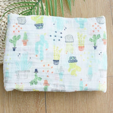 Load image into Gallery viewer, 100% Muslin Cotton Baby Swaddle Blanket Multi-use