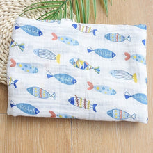Load image into Gallery viewer, 100% Muslin Cotton Baby Swaddle Blanket Multi-use