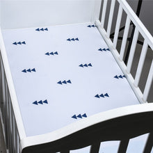 Load image into Gallery viewer, 100% Cotton Fitted Sheet For Baby Crib Mattress Cover Protector