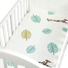 Load image into Gallery viewer, BABY Organic Cotton Fitted Baby Crib Sheet Soft Cover Bedspread Bedding Protector