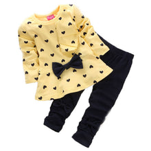 Load image into Gallery viewer, 2PCS  Girls Baby Cotton Cartoon Long Sleeve Set