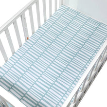 Load image into Gallery viewer, 100% Cotton Fitted Sheet For Baby Crib Mattress Cover Protector