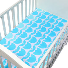 Load image into Gallery viewer, 100% Cotton Fitted Sheet For Baby Crib Mattress Cover Protector