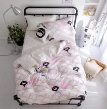 Load image into Gallery viewer, 3Pcs 100% Cotton Crib Bed Linen Kit