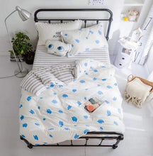 Load image into Gallery viewer, 3Pcs 100% Cotton Crib Bed Linen Kit
