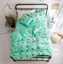 Load image into Gallery viewer, 3Pcs 100% Cotton Crib Bed Linen Kit
