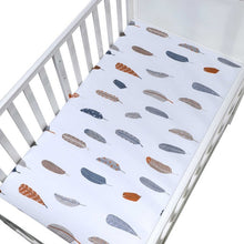 Load image into Gallery viewer, 100% Organic Cotton Baby Crib Sheet Bedding Set
