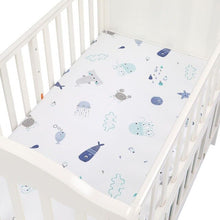 Load image into Gallery viewer, 100% Organic Cotton Baby Crib Sheet Bedding Set