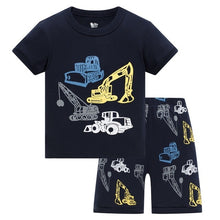 Load image into Gallery viewer, Superhero short sleeve pajamas