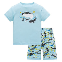 Load image into Gallery viewer, Superhero short sleeve pajamas