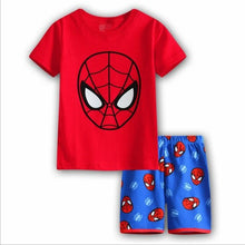 Load image into Gallery viewer, Superhero short sleeve pajamas