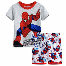 Load image into Gallery viewer, Superhero short sleeve pajamas