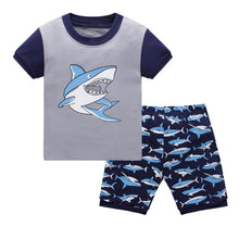 Load image into Gallery viewer, Superhero short sleeve pajamas