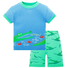 Load image into Gallery viewer, Superhero short sleeve pajamas