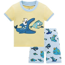 Load image into Gallery viewer, Superhero short sleeve pajamas