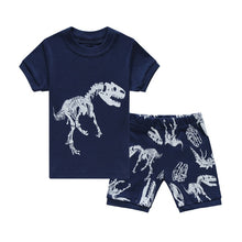 Load image into Gallery viewer, Superhero short sleeve pajamas