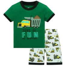 Load image into Gallery viewer, Superhero short sleeve pajamas