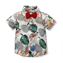 Load image into Gallery viewer, Children Clothing Sets Tops/Shorts Belt 3 Pcs