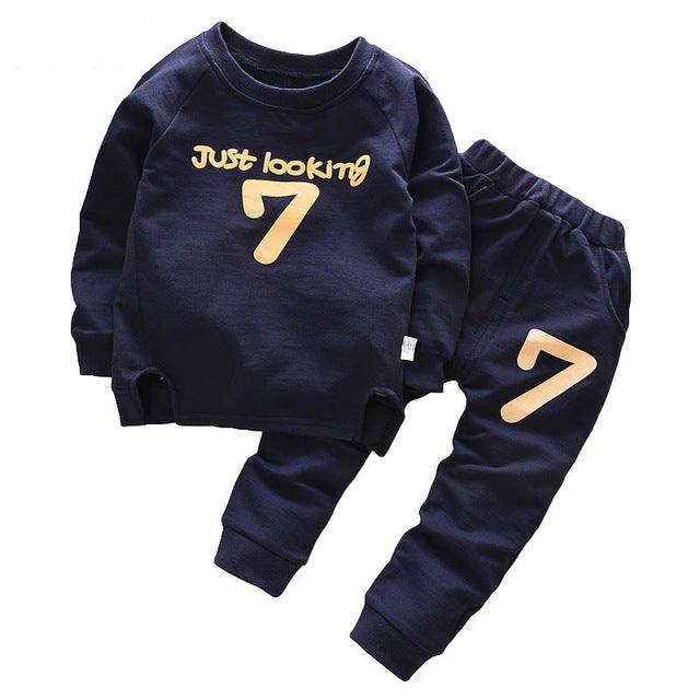 Children Boys/Girls Clothes T-shirt+Pants 2pcs Outfits Sets
