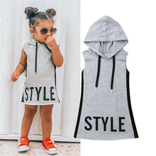 Load image into Gallery viewer, Hooded Dress For Girls Dresses
