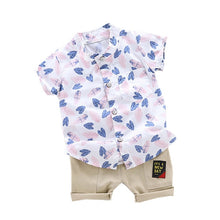 Load image into Gallery viewer, Toddler Boy Summer Shirt Clothing Suit set