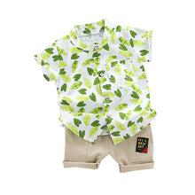 Load image into Gallery viewer, Toddler Boy Summer Shirt Clothing Suit set