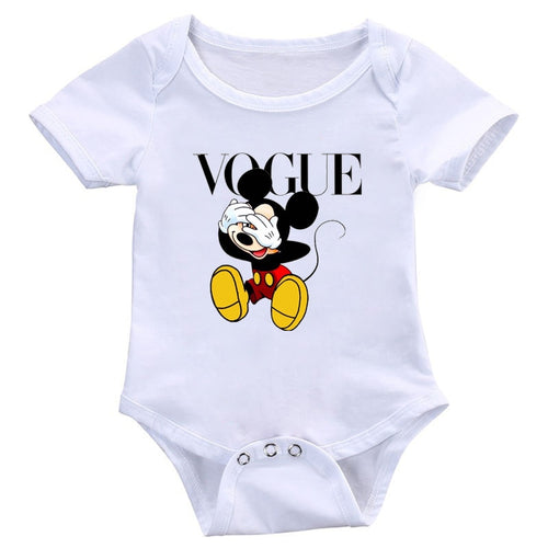 Mickey Mouse short sleeve bodysuits