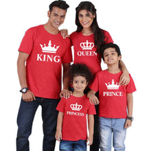 Load image into Gallery viewer, family matching crown t-shirt clothing