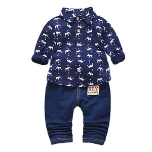 Children Boys/Girls Clothes T-shirt+Pants 2pcs Outfits Sets
