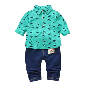 Children Boys/Girls Clothes T-shirt+Pants 2pcs Outfits Sets
