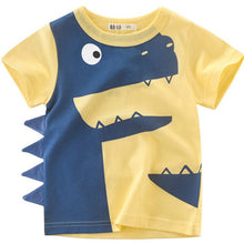 Load image into Gallery viewer, Boy Cartoon Printed  Dinosaur T-Shirt