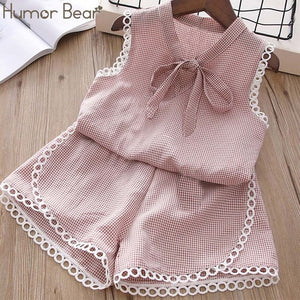 Baby Girl Clothes Chiffon bowknot coat+Pants 1-4Y